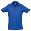 Рубашка поло мужская SPRING II,ярко-синий,4XL,100% хлопок, 210г/м2
