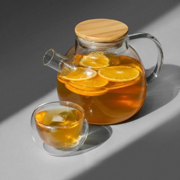 Заварочный чайник с бамбуковой крышкой «Sencha» - Заварочный чайник с бамбуковой крышкой «Sencha»