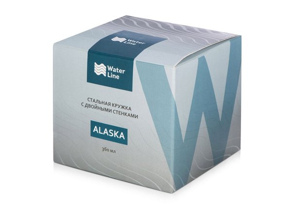 Стальная кружка с двойными стенками «Alaska» - Стальная кружка с двойными стенками «Alaska»