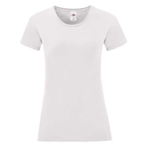 Футболка женская LADIES ICONIC 145 - Футболка "Ladies Iconic", белый, XS, 100% хлопок, 145 г/м2