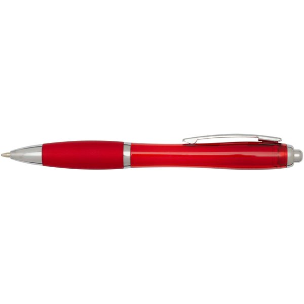 Шариковая ручка Nash RCS из переработанного пластика с цветным корпусом и грипом (синяя паста) - Шариковая ручка Nash RCS из переработанного пластика с цветным корпусом и грипом (синяя паста)