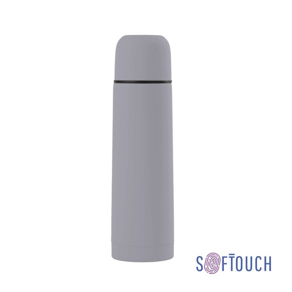 Термос "Крит" 500 мл, покрытие soft touch - Термос "Крит" 500 мл, покрытие soft touch серый