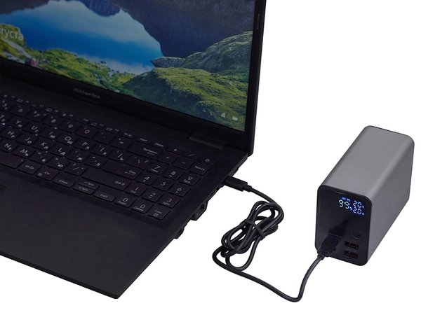 Внешний аккумулятор для ноутбуков «EpIQ», 100 Вт, 30000 mAh - Внешний аккумулятор для ноутбуков «EpIQ», 100 Вт, 30000 mAh