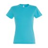 Футболка женская MISS, бирюзовый, M, 100% хлопок, 150 г/м2