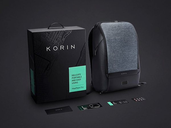 Водостойкий антикражный рюкзак FlexPackPro для ноутбука 15.6« - Водостойкий антикражный рюкзак FlexPackPro для ноутбука 15.6«