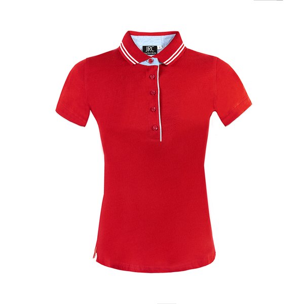 Рубашка поло женская RODI LADY 180 - Рубашка поло женская RODI LADY, красный, L, 100% хлопок,180 г/м2