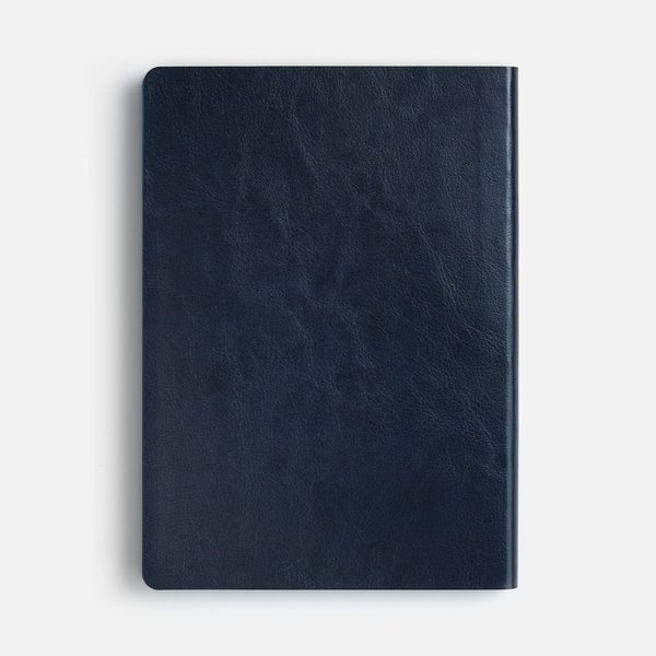 Ежедневник Doppio, недатированный, синий с голубым