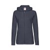 Толстовка без начеса "Ladies Lightweight Hooded Sweat", темно-синий, XS, 80% х/б 20% полиэстер, 240