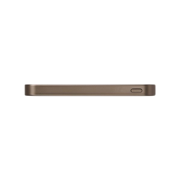Внешний аккумулятор Артекс PD (Artex PD) 5000mAh с функцией беспроводной зарядки 15W, коричневый