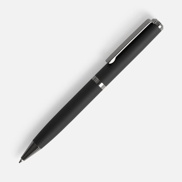 Ручка шариковая Inkish Gunmetal в футляре, черная