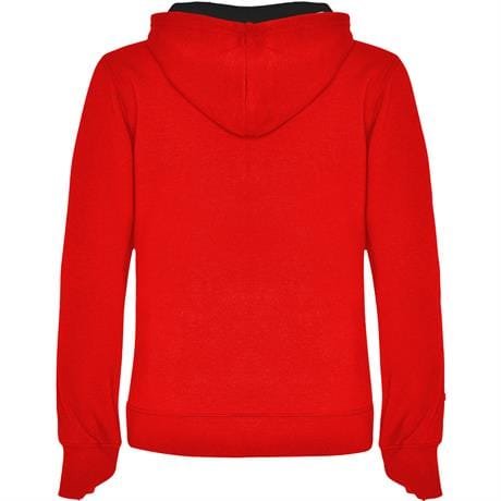 Толстовка URBAN WOMAN женская - Толстовка URBAN WOMAN женская, КРАСНЫЙ/ЧЕРНЫЙ 2XL