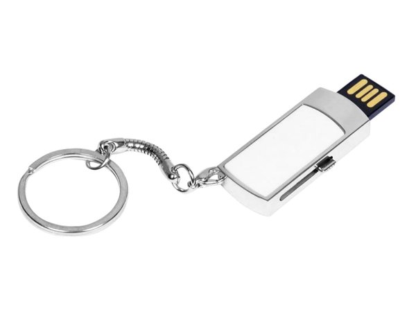 USB 2.0- флешка на 16 Гб с выдвижным механизмом и мини чипом - USB 2.0- флешка на 16 Гб с выдвижным механизмом и мини чипом