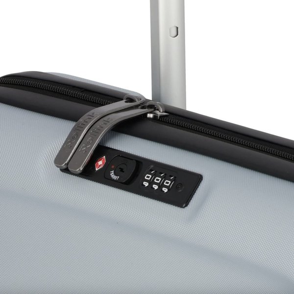 Чемодан складной Rollink FLEX LIGHT 55x40x20 см, 4 колеса, черный - Чемодан складной Rollink FLEX LIGHT 55x40x20 см, 4 колеса, светло-серый