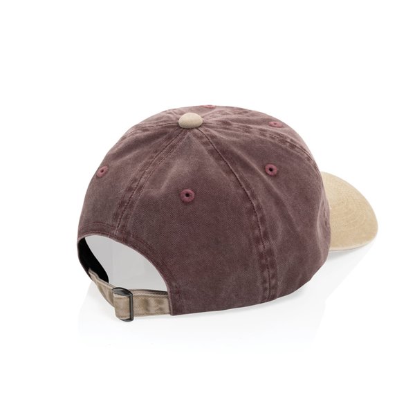 Бейсболка BEAU AWARE™ из двухцветной хлопковой саржи, 6 клиньев, 270 г/м² - Бейсболка BEAU AWARE™ из двухцветной хлопковой саржи, 6 клиньев, 270 г/м²