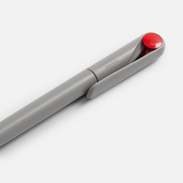 Ручка шариковая Prodir DS1 TMM Dot, серая с красным