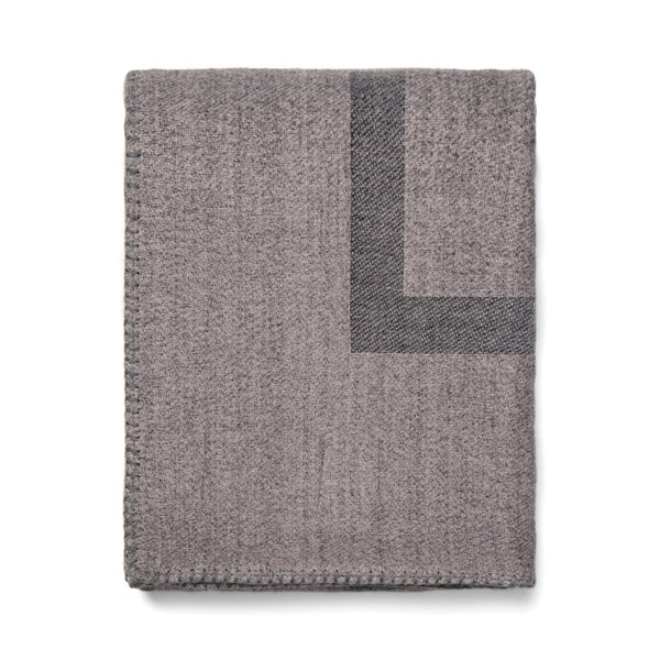 Плед VINGA Monogram из переработанного полиэстера GRS, 170x130 см - Плед VINGA Monogram из переработанного полиэстера GRS, 170x130 см