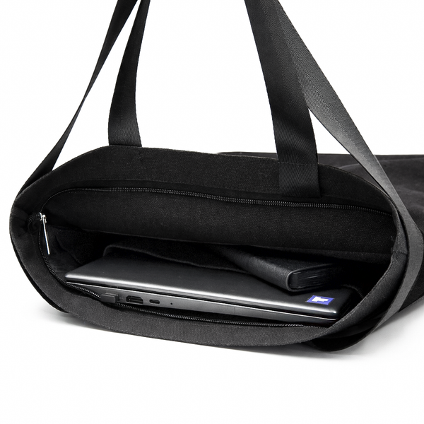 Шоппер/рюкзак Superbag Transformer, с молнией и двумя отделениями - Шоппер/рюкзак Superbag Transformer, с молнией и двумя отделениями (черный)