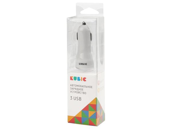 Адаптер автомобильный USB «Kubic A3» - Адаптер автомобильный USB «Kubic A3»