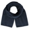 Шарф вязаный двойной "WIND SCARF-S", тёмно-синий,100% переработанный полиэстер