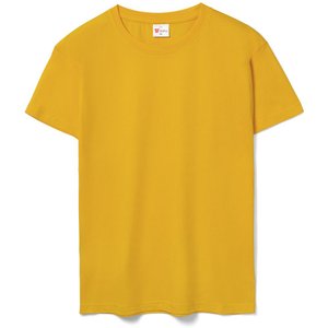 футболка унисекс t-bolka 180, желтая