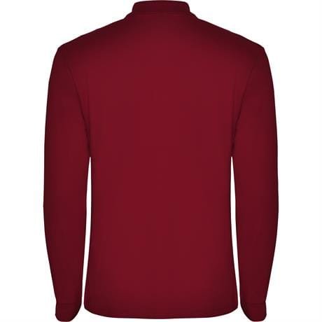 Футболка поло ESTRELLA L/S мужская - Футболка поло ESTRELLA L/S мужская, ГРАНАТОВЫЙ XL