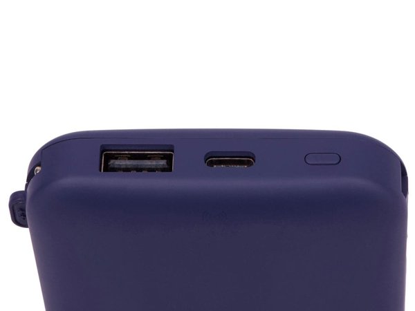 Внешний беспроводной аккумулятор с подсветкой лого «Astro», soft-touch, 10000 mAh - Внешний беспроводной аккумулятор с подсветкой лого «Astro», soft-touch, 10000 mAh