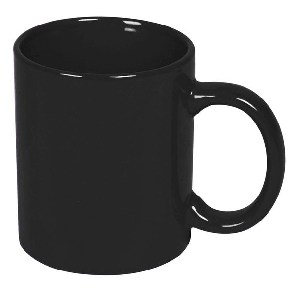 Кружка BASIC - Кружка BASIC, 320мл, черный, тонкая керамика