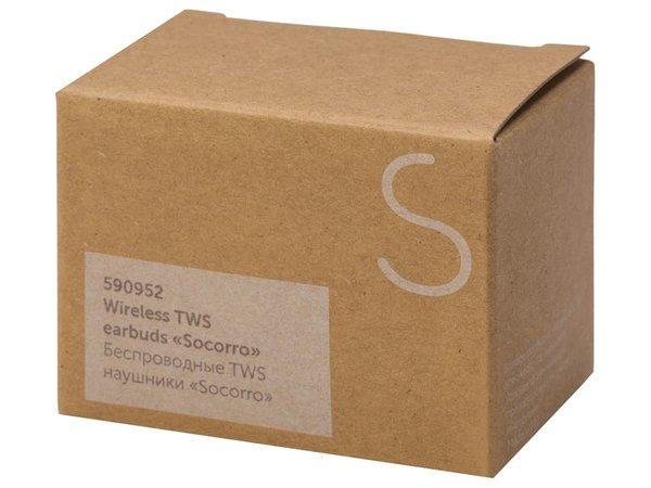 Наушники беспроводные TWS «Socorro» из пробки и переработанного пластика - Наушники беспроводные TWS «Socorro» из пробки и переработанного пластика