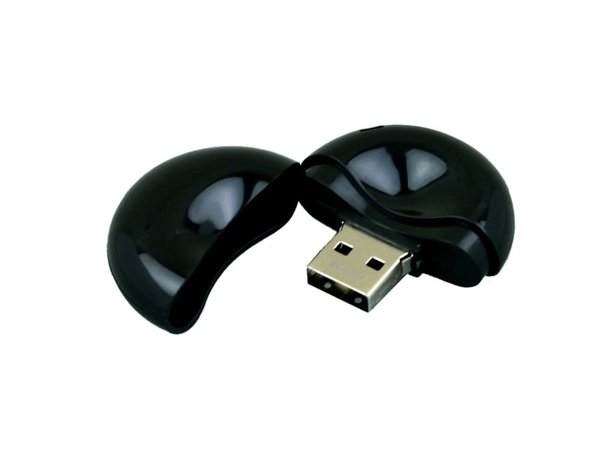 USB 2.0- флешка промо на 64 Гб круглой формы - USB 2.0- флешка промо на 64 Гб круглой формы