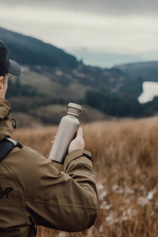 Ультралегкая бутылка для воды Nordic Drift Trail из титана, 600 мл - Ультралегкая бутылка для воды Nordic Drift Trail из титана, 600 мл