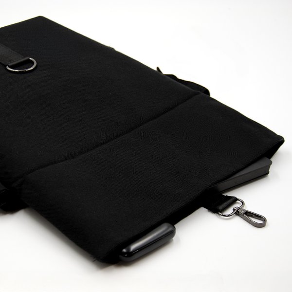 Шоппер Superbag Companion, с тремя отделениями, боковым креплением (карабин) и карманом - Шоппер Superbag Companion, с тремя отделениями, боковым креплением (карабин) и карманом (черный)