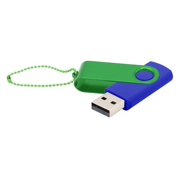 Флешка Designer To Go 2.0 USB 16Gb - Флешка Designer To Go 2.0 USB 16Gb, синий/зеленый