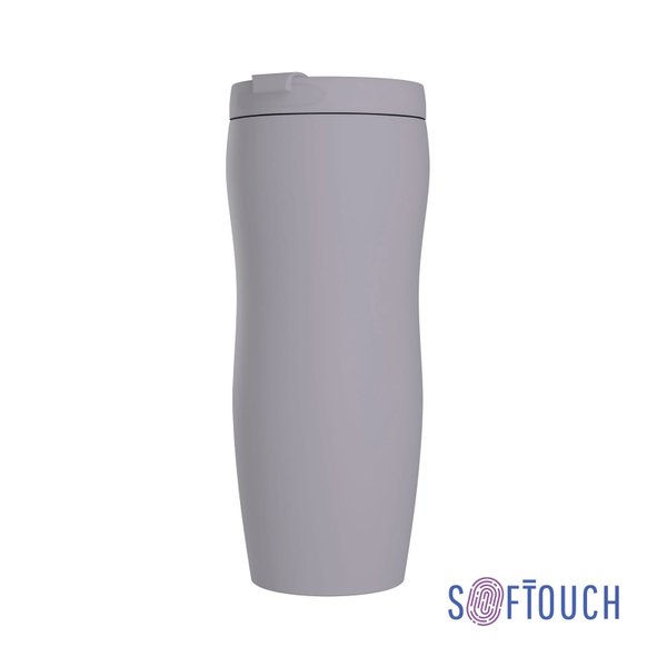 Термостакан "Монтана" 400 мл, покрытие soft touch - Термостакан "Монтана" 400 мл, покрытие soft touch серый