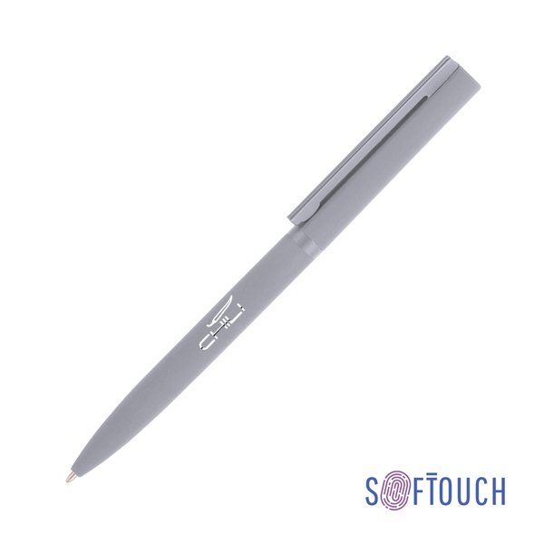 Ручка шариковая "Sirius", покрытие soft touch - Ручка шариковая "Sirius", покрытие soft touch серый