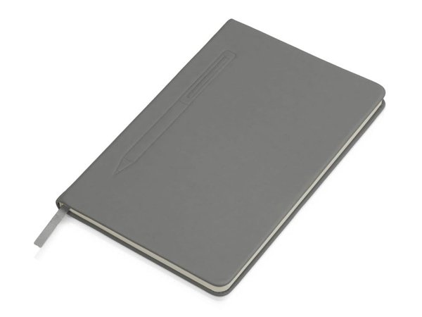 Блокнот А5 «Magnet» soft-touch с магнитным держателем для ручки - Блокнот А5 «Magnet» soft-touch с магнитным держателем для ручки