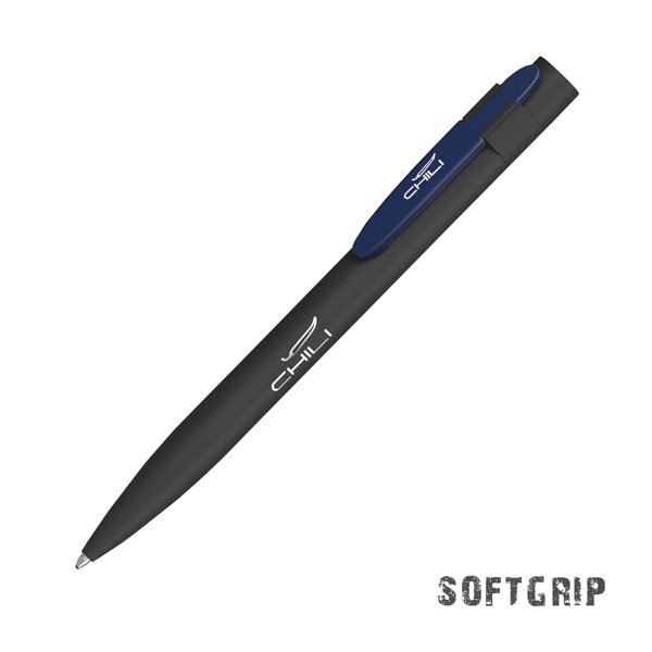 Ручка шариковая "Lip SOFTGRIP" - Ручка шариковая "Lip SOFTGRIP" черный с синим