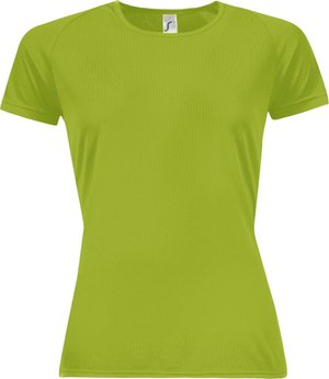 футболка женская sporty women 140, зеленое яблоко
