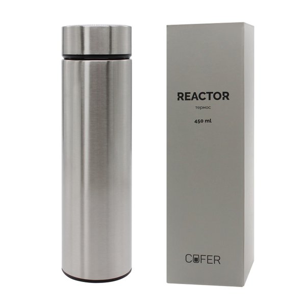 Термос Reactor металлик с датчиком температуры - Термос Reactor металлик с датчиком температуры (стальной)