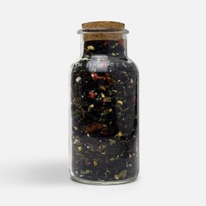 чай «сокочай», черный с соком ананаса, клубникой, мятой, медом и лимоном