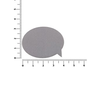 наклейка тканевая lunga bubble, m, серая