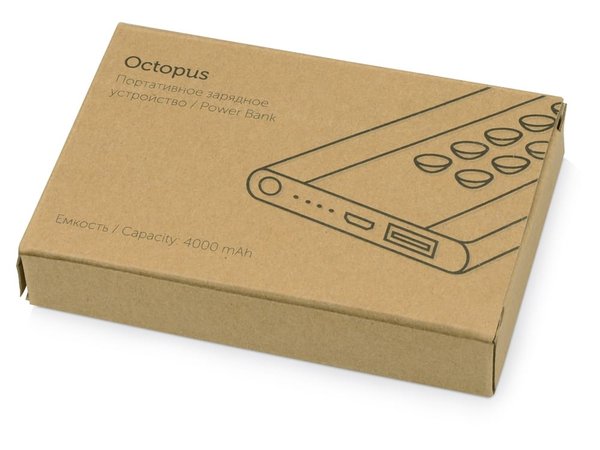 Внешний аккумулятор «Octopus», 4000 mAh - Внешний аккумулятор «Octopus», 4000 mAh