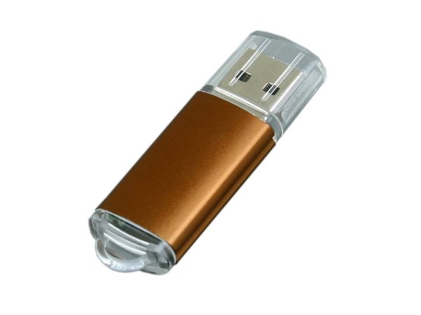 USB 2.0- флешка на 16 Гб с прозрачным колпачком - USB 2.0- флешка на 16 Гб с прозрачным колпачком