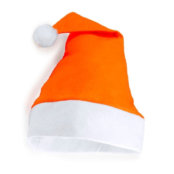 Рождественская шапка SANTA оранжевая - Рождественская шапка SANTA оранжевая