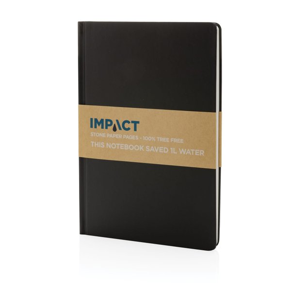 Блокнот Impact из каменной бумаги в твердом переплете, А5 - Блокнот Impact из каменной бумаги в твердом переплете, А5