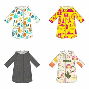 дождевик классический raincoat premium на заказ, разноцветный, m/l