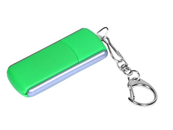 USB 2.0- флешка промо на 8 Гб с прямоугольной формы с выдвижным механизмом - USB 2.0- флешка промо на 8 Гб с прямоугольной формы с выдвижным механизмом