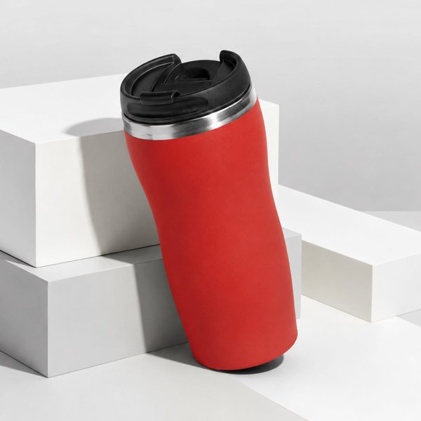 Термокружка «Double wall mug С1» soft-touch, 350 мл - Термокружка «Double wall mug С1» soft-touch, 350 мл