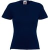 Футболка "Lady-Fit Crew Neck T", глубокий темно-синий_L, 95% х/б, 5% эластан, 210 г/м2