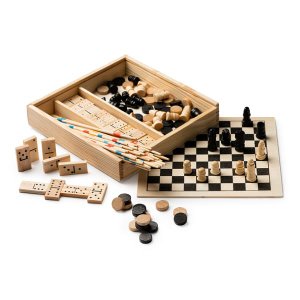 набор из 4 игр galvy, бежевый