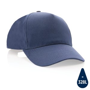 бейсболка impact из переработанного хлопка aware™, 5 клиньев, 190 г/м2